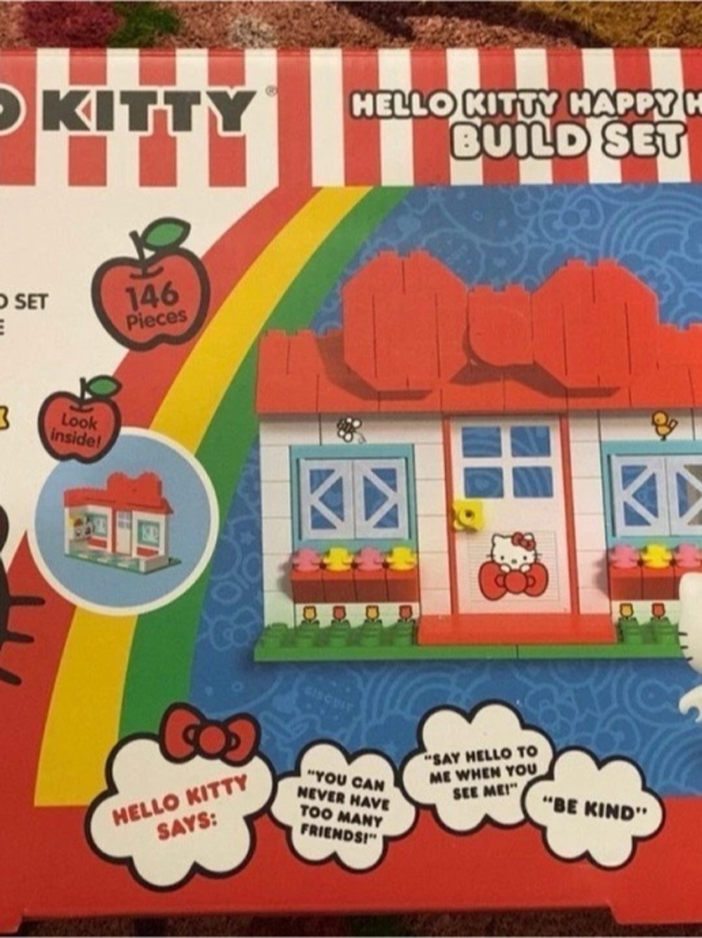 Hello Kitty Happy Home Build Set 146-Piece Building Set